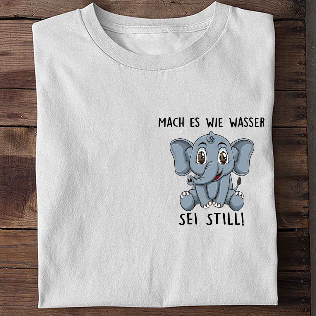 Still Elefant Brust - Shirt Unisex