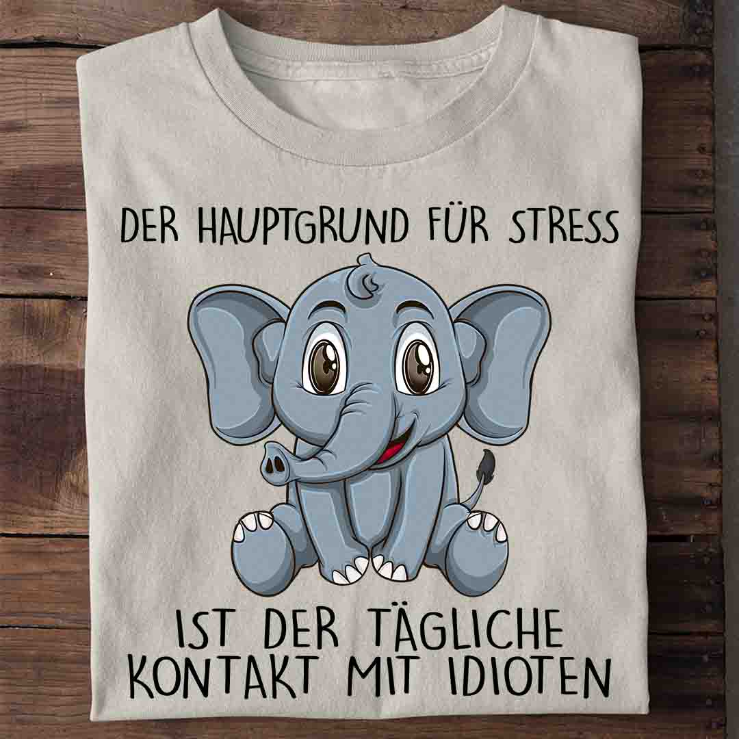 Stress Elefant - Shirt Unisex