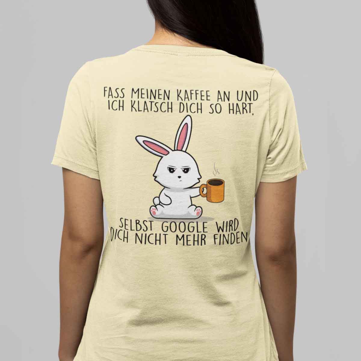 Google Bunny - Shirt Unisex Rückendruck