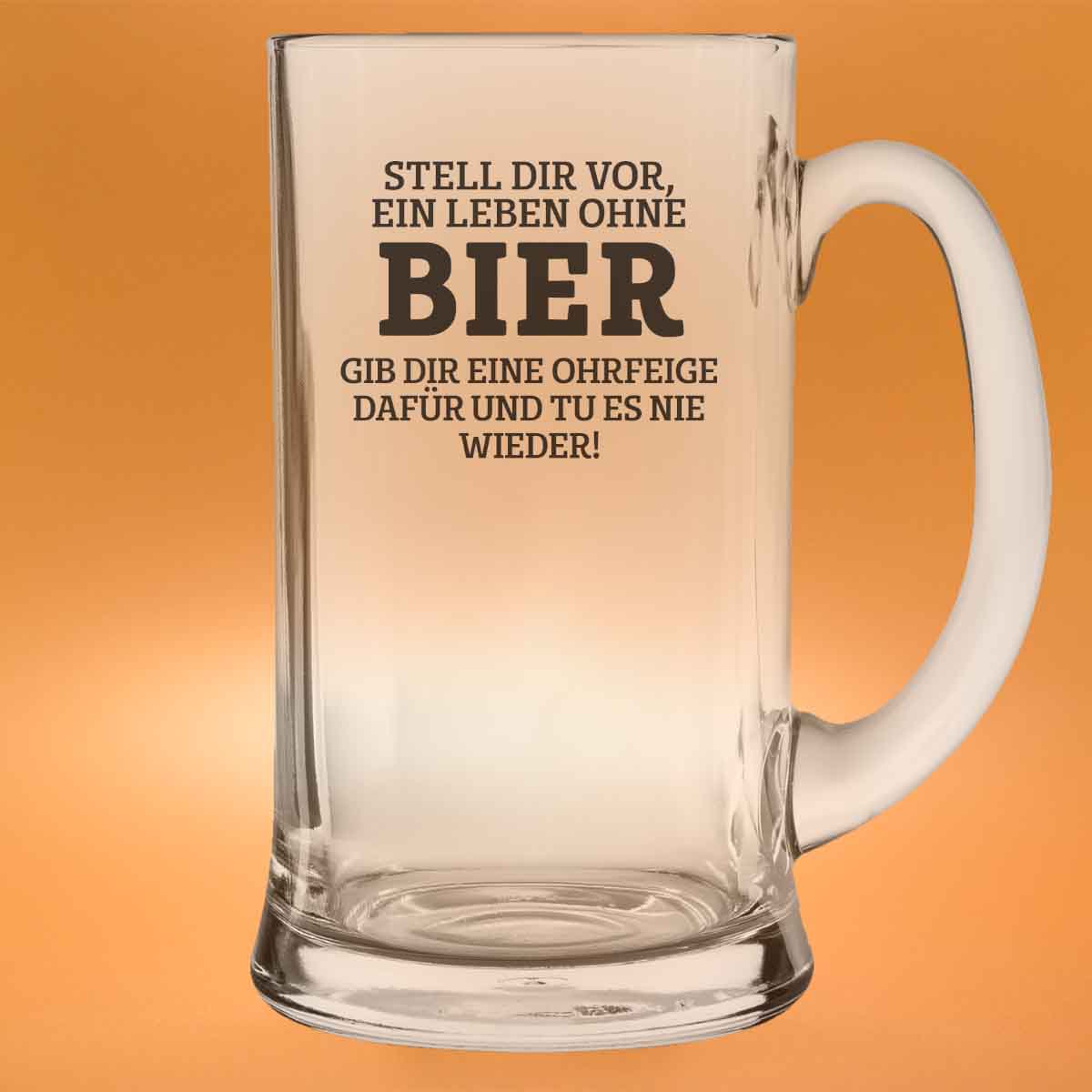 Ohne Bier - Bierglas