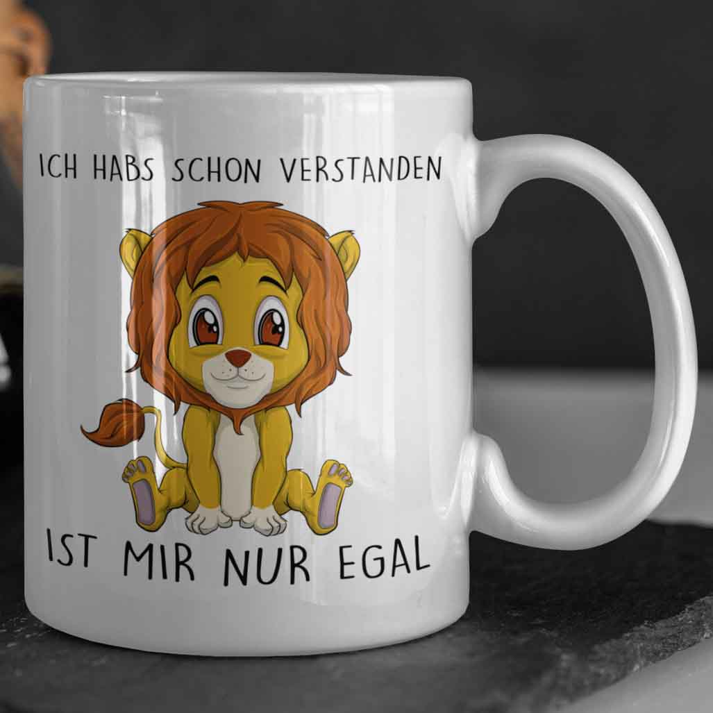 Verstanden Löwe - Tasse