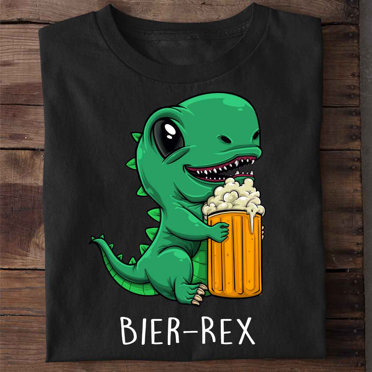 Bier-Rex Dino - Shirt Unisex