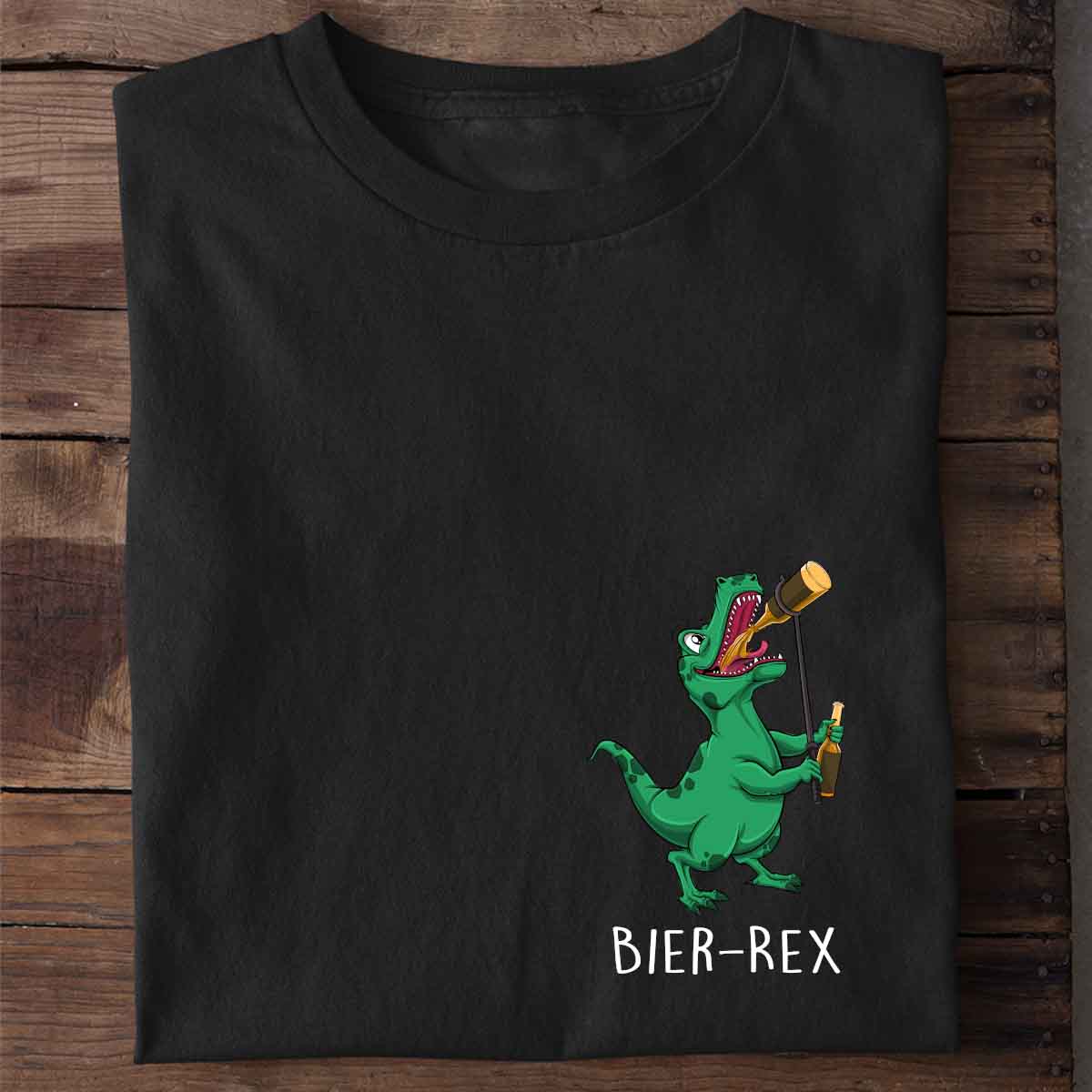 Bier-Rex T-Rex - Shirt Unisex Brust