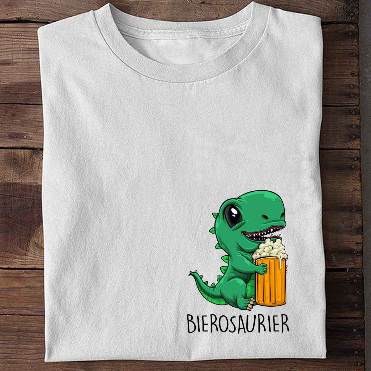 Bierosaurier - Shirt Unisex Brust