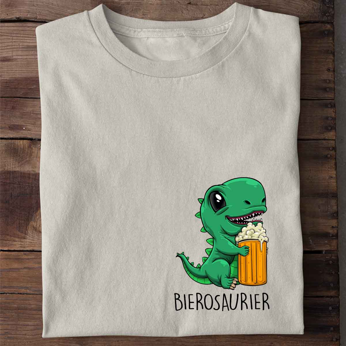 Bierosaurier - Shirt Unisex Brust